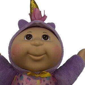Cabbage Patch Cuties Pink & Purple Unicorn Fantasy Friends Plush Doll